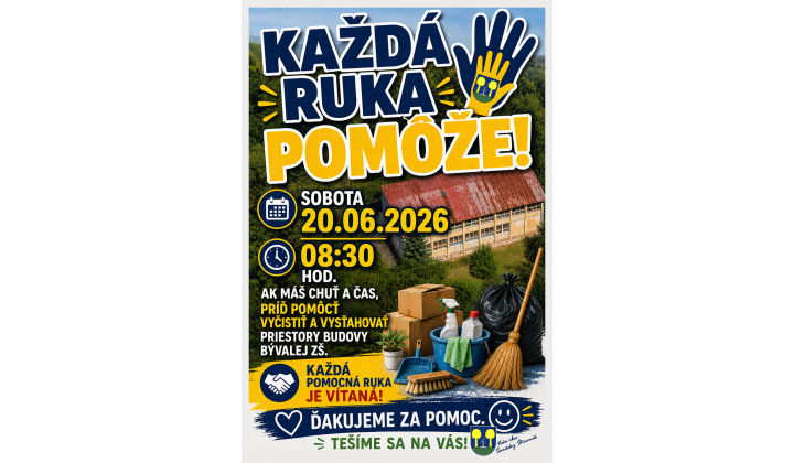 Každá ruka pomôže! 