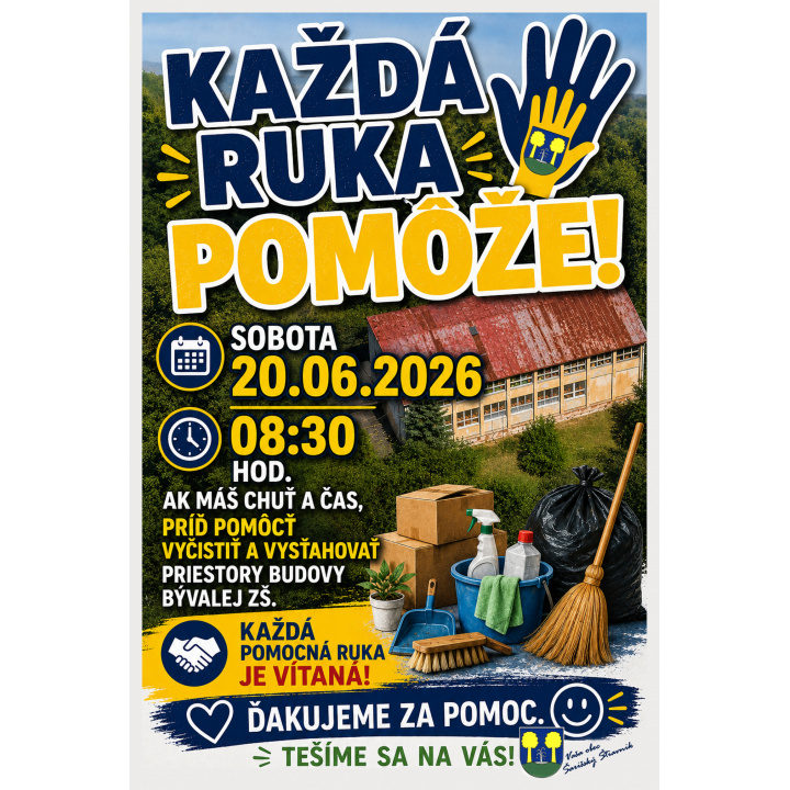 Každá ruka pomôže! 