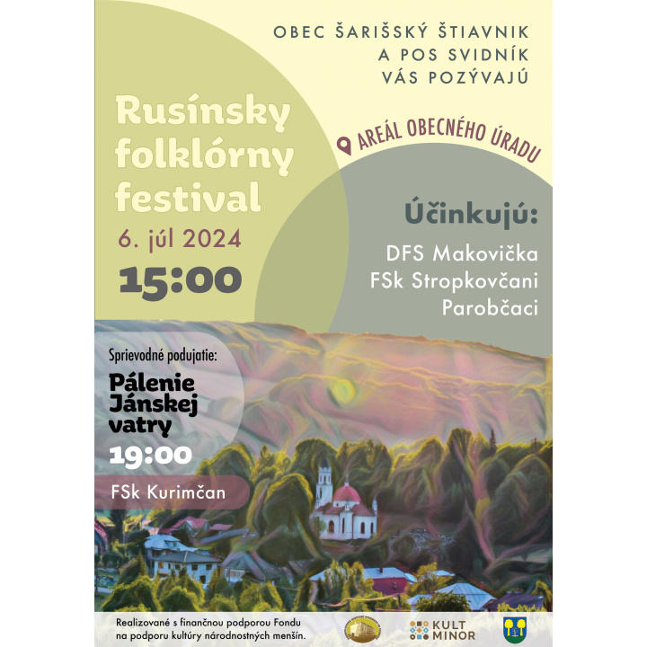 Rusínsky folklórny festival Šarišský Štiavnik