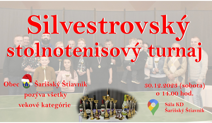 Silvestrovský stolnotenisový turnaj