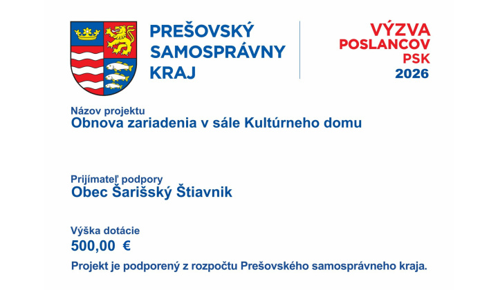 Výzva poslanca PSK 2026